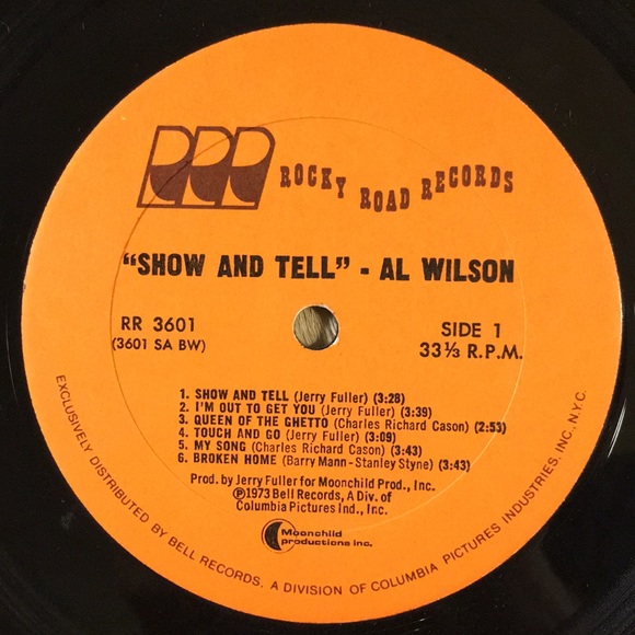 Al Wilson - “Show And Tell” Vinyl LP - Picture 4 of 5